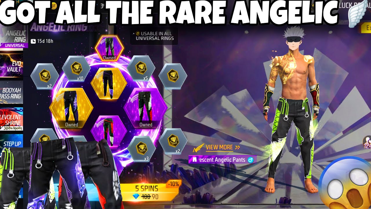 GOT ALL THE RARE ANGELICS 🪽❤️|| ANGELICS RETURN IN PAK 🇵🇰 SERVER || HOW MANY 💎 WASTED 😱|| #freefire 