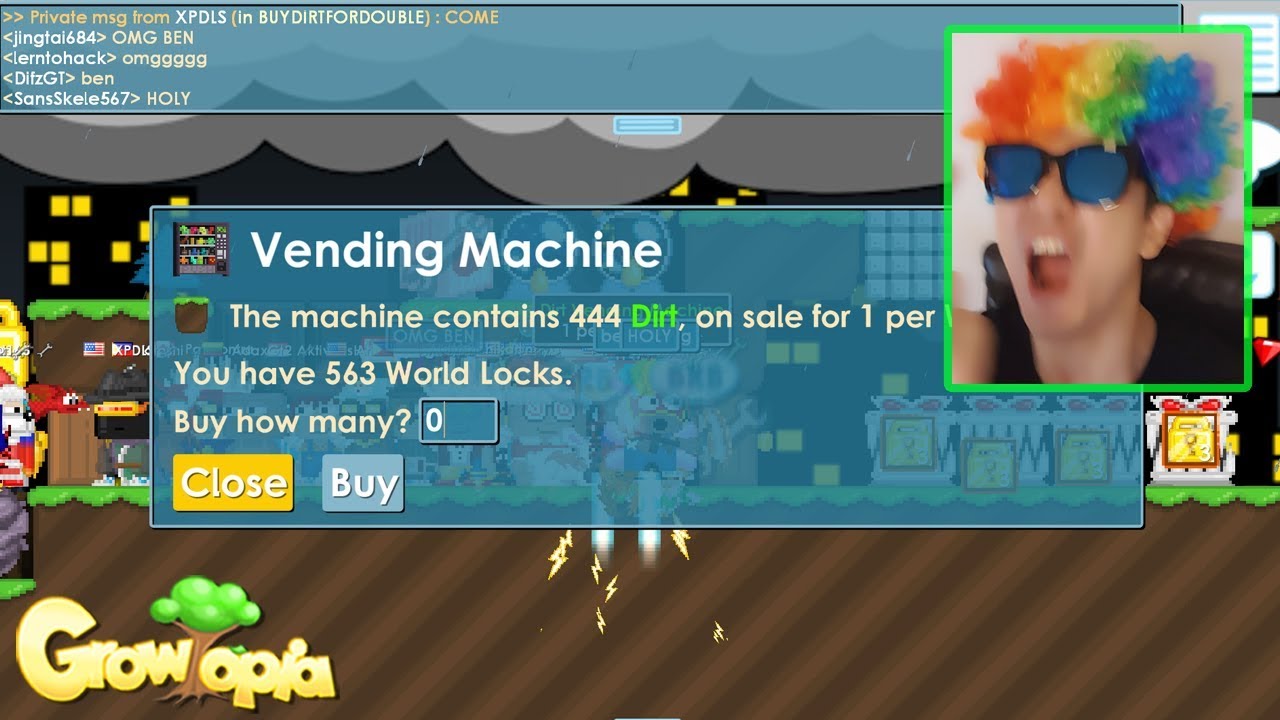 BENBARRAGE FACE REVEAL [FACECAM] | GROWTOPIA
