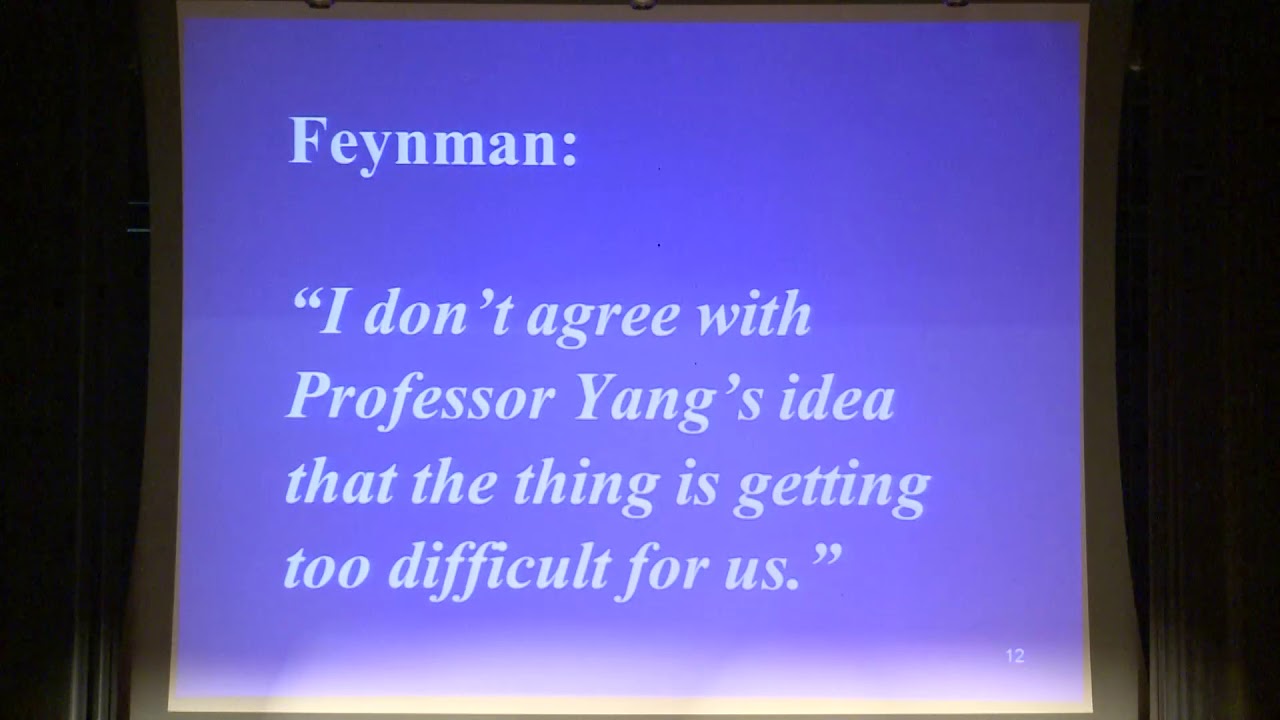 Chen Ning Yang  - Future of Physics Revisited (Day 1)