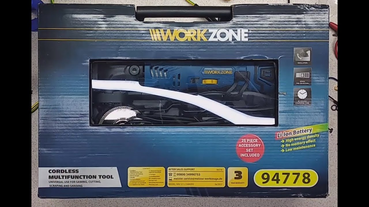 Wielofunkcyjne urządzenie akumulatorowe Workzone 94778