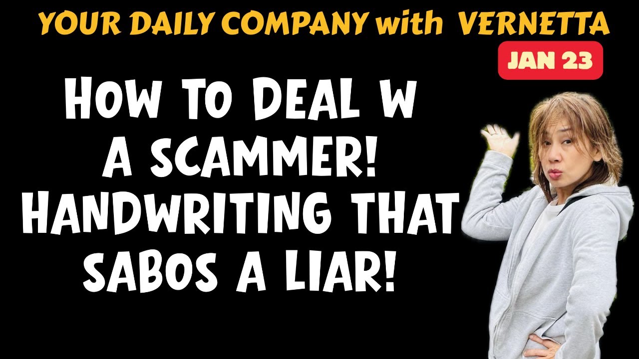 How I'd Deal with This Type of Scammer & Handwriting That Sabos a Liar!