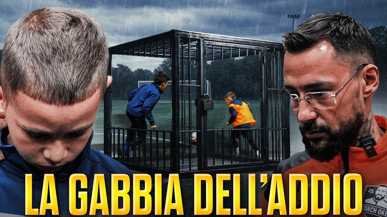 LA GABBIA DELL’ADDIO ! Coach senza filtri “allenamento” . #football #kids #sports #soccer 