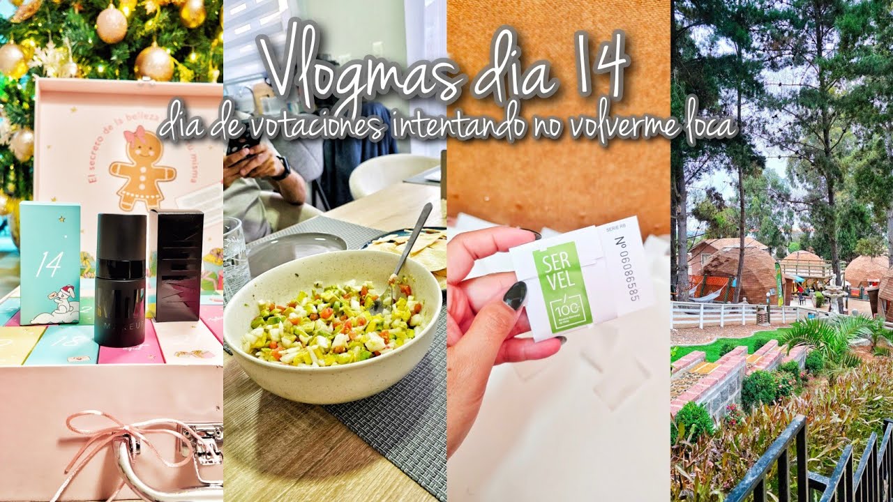 🎄 VLOGMAS 14 🎄 día de votaciones intentando no volverme loca 🥴 y despejando la mente 🙌🏻