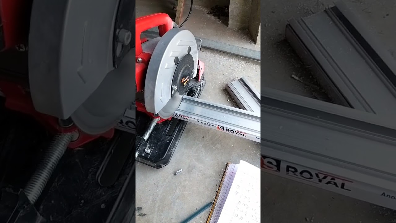 how to process aluminium channel cutting