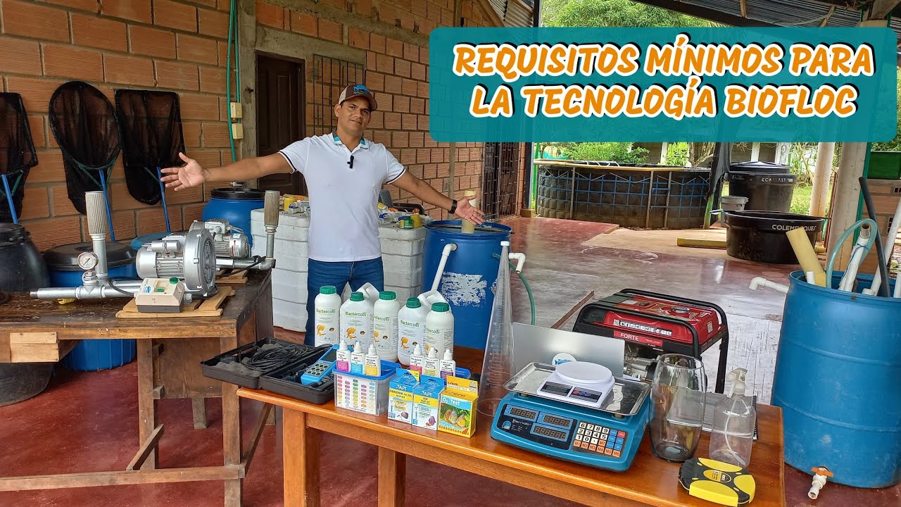 🌊REQUISITOS MÍNIMOS PARA LA TECNOLOGÍA BIOFLOC🌊
