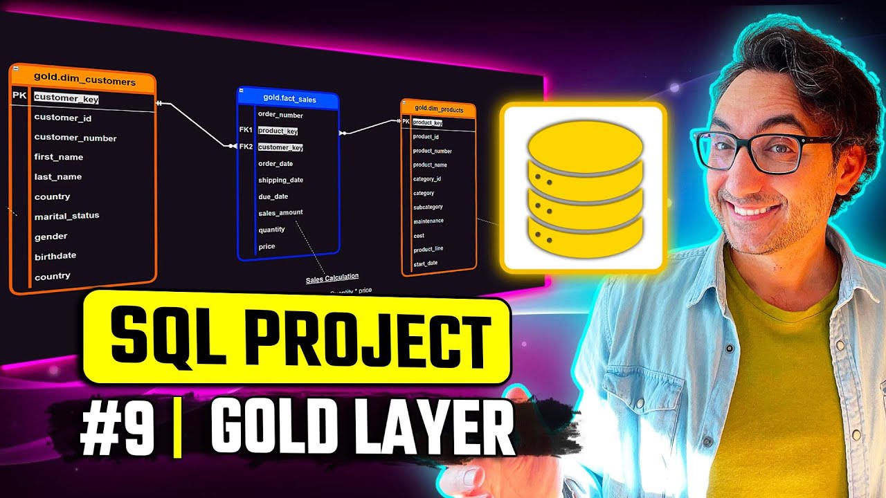 Building The Gold Layer: Star Schema Modeling | Data Engineer Portfolio Project | #SQL Project 9