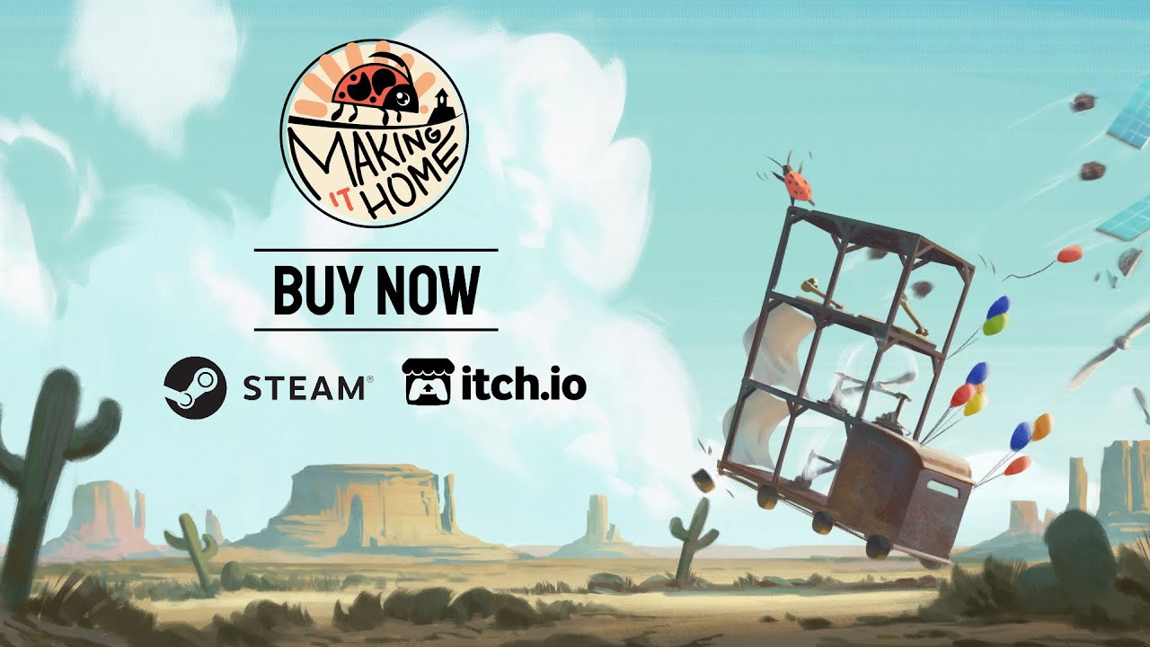 Making it Home - A Vehicle Building Game | Indie Game Trailer