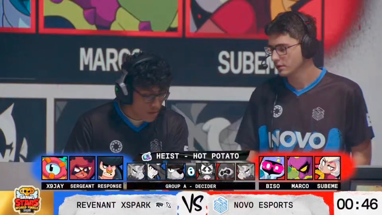 Ревенант Xspark против Novo Esports | Финал чемпионата мира по Brawl Stars 2025