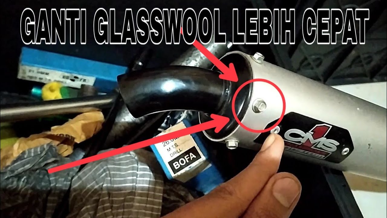GANTI PAKU KLEM KNALPOT RACING DENGAN BAUT || replace the exhaust clamp nails with bolts