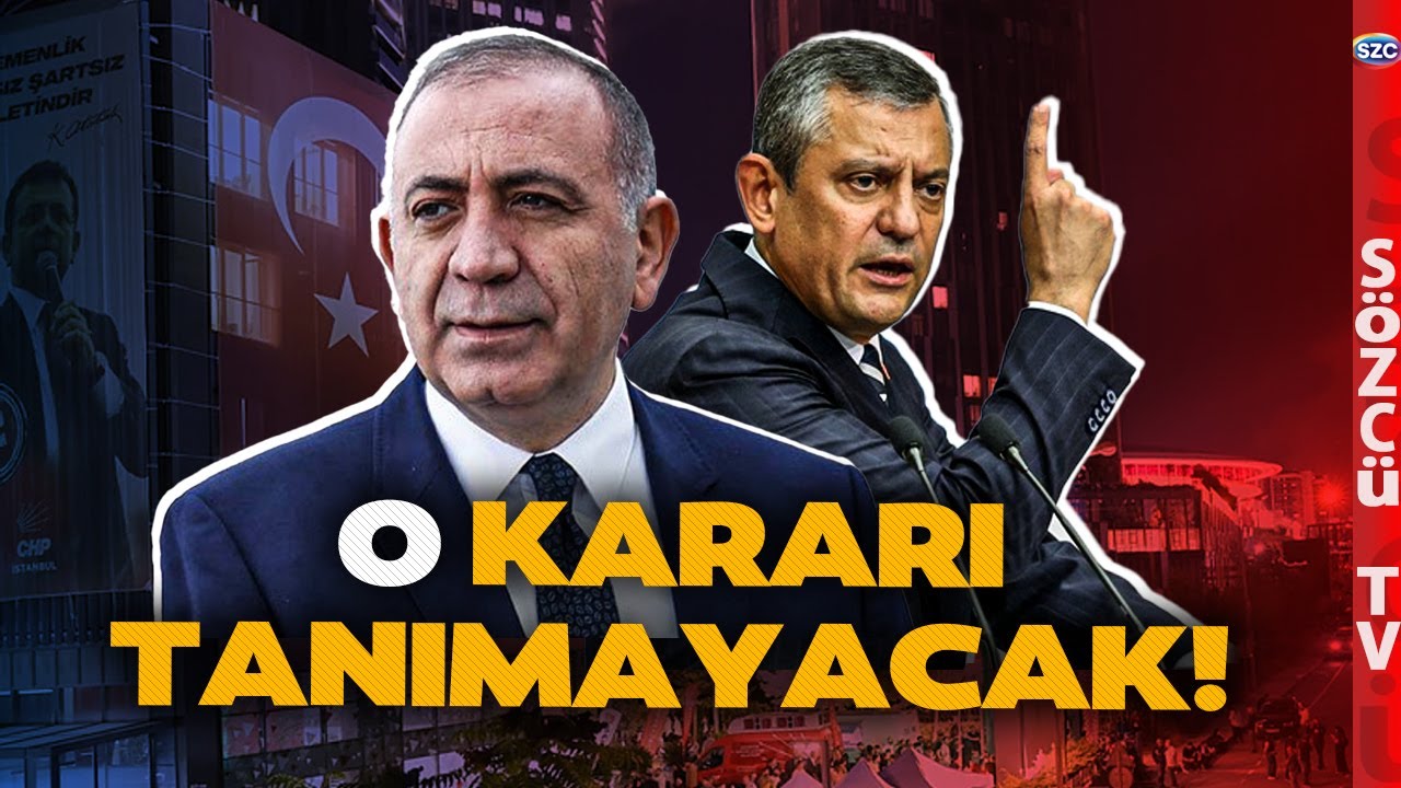 G&uuml;rsel Tekin'den CHP'yi Harekete Ge&ccedil;iren İddia! O Kararı Tanımayacağını S&ouml;yledi! Yer Yerinden Oynadı