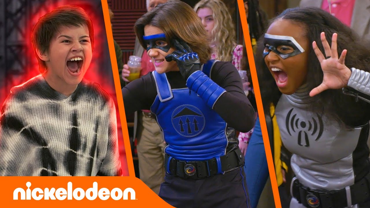 Fuerza Danger | ⚡️💥 💨 Cada vez que Danger Force usó sus poderes 💨 💥 ⚡️ | Nickelodeon en Español