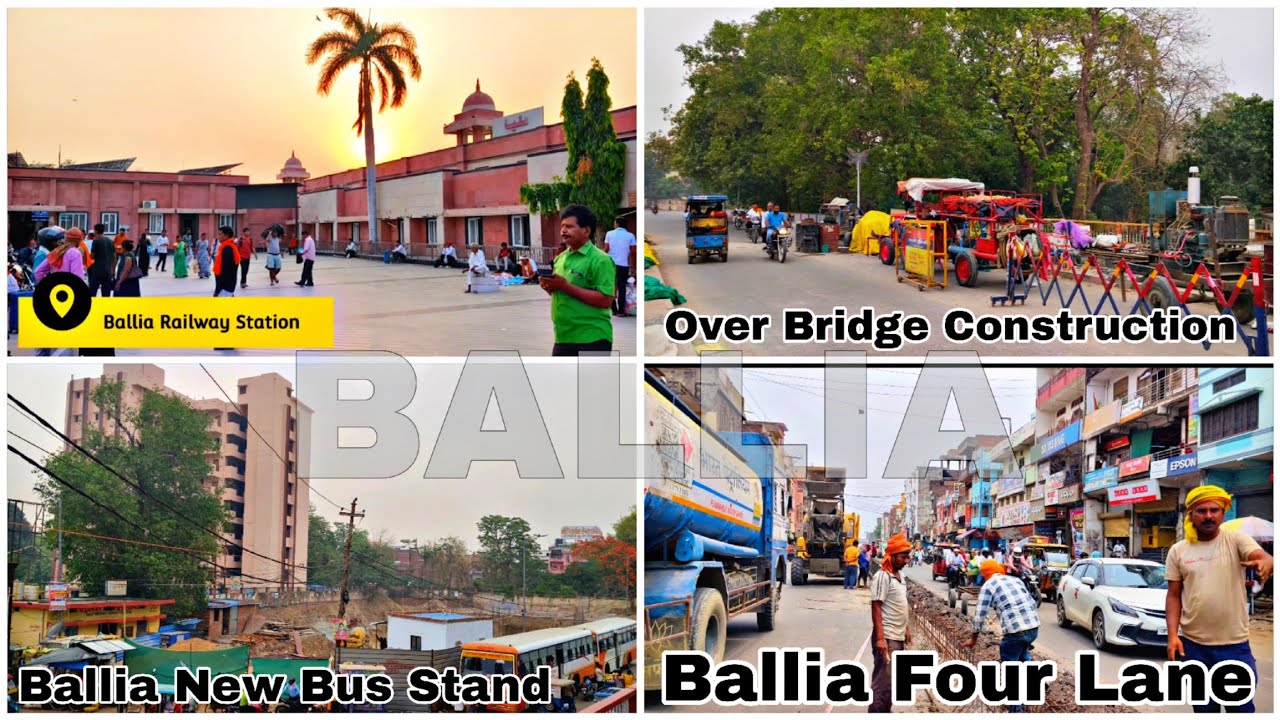 BALLIA CITY REDEVELOPMENT | BALLIA OVER BRIDGE | RAILWAY STATION | #youtube #ballia #vlog #viral