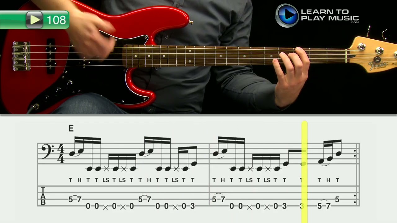 Ex108 - Beginner Slap Bass - Solo Mix