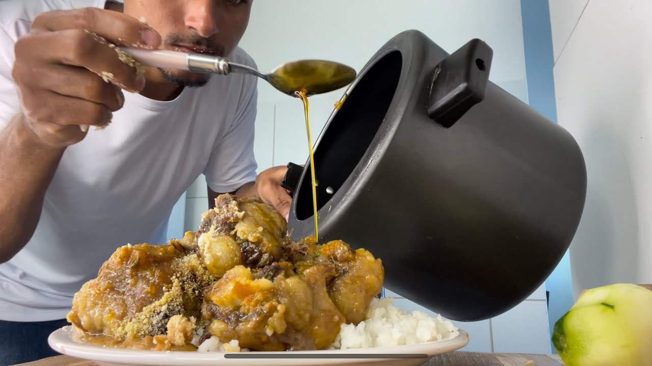 COMENDO RABADA DE MAO | NA PANELA DE PRESSAO