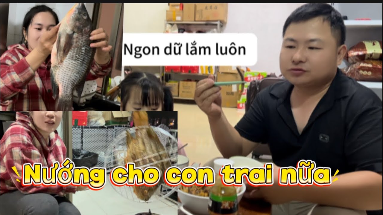 Giật mình giăng lưới được cá to ướp nướng theo kiểu Trung Hoa chồng Trung Quốc ăn chỉ biết khen 