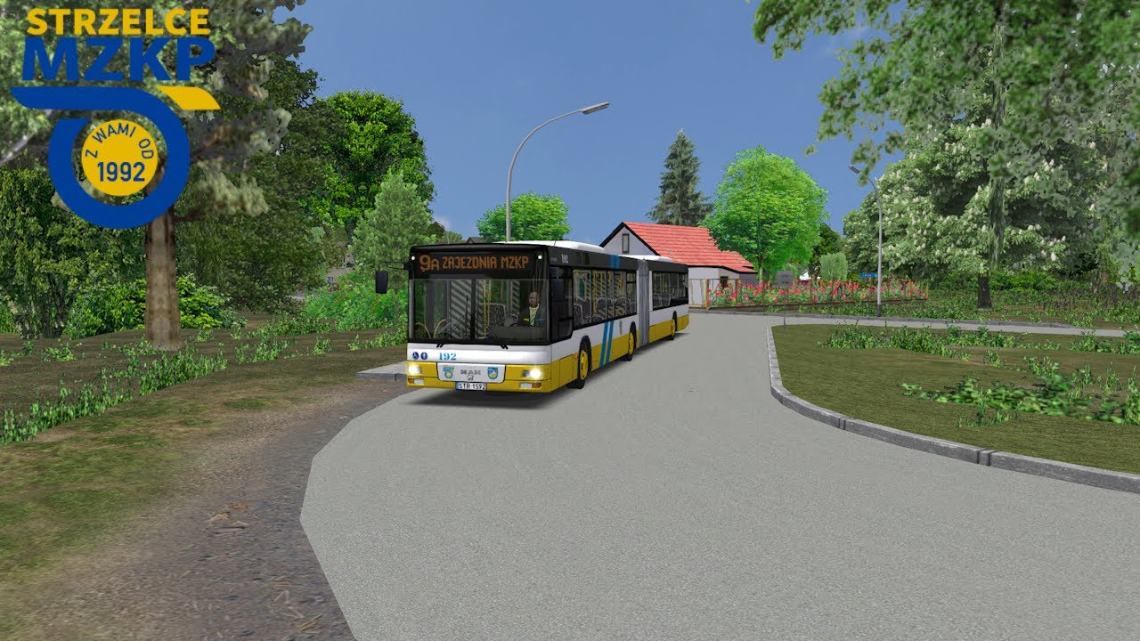 OMSI 2 🗺️ MZKP Strzelce 🚍 MAN NG313 #192 Linia 9A ➡️ Zajezdnia MZKP