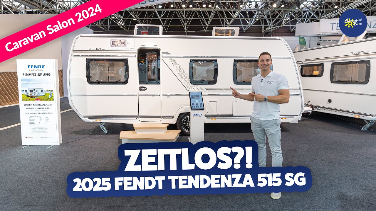 MESSENEUHEIT✨ 2025 Fendt Tendenza 515 SG | Caravan Salon Düsseldorf 2024 × Camperland Bong
