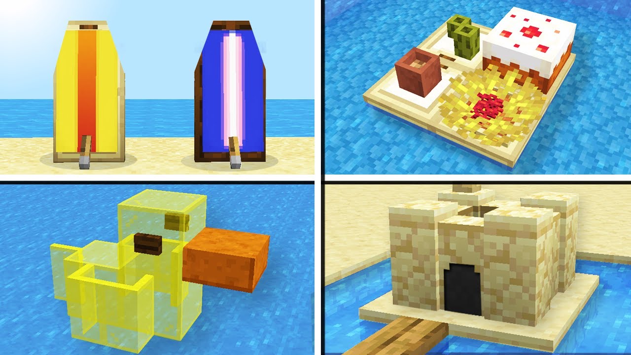 Minecraft Summer build hacks #1