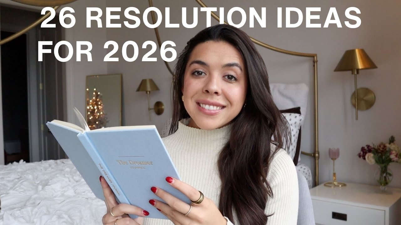 26 идей для новогодних обещаний на 2026 год (творческие, связанные со здоровьем, карьерой и много...