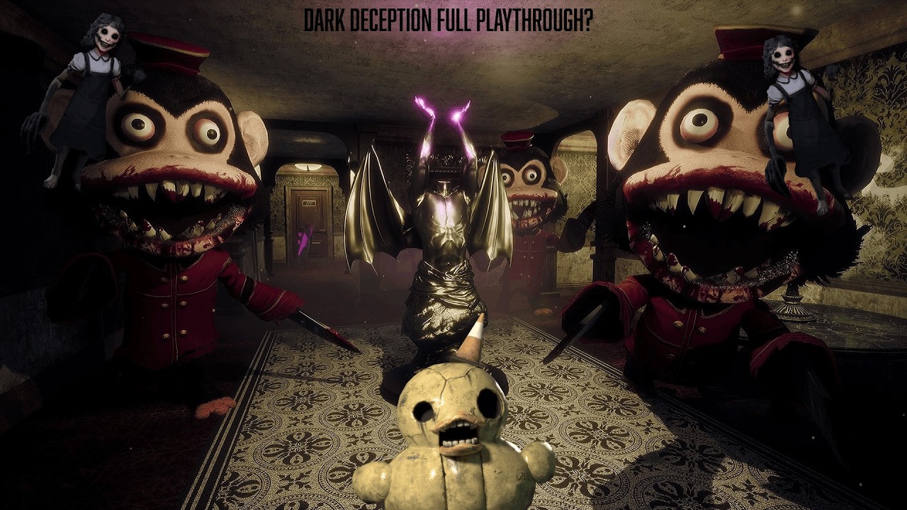 Dark deception full playthrough but im yapping the whole time (lvls 1-4)