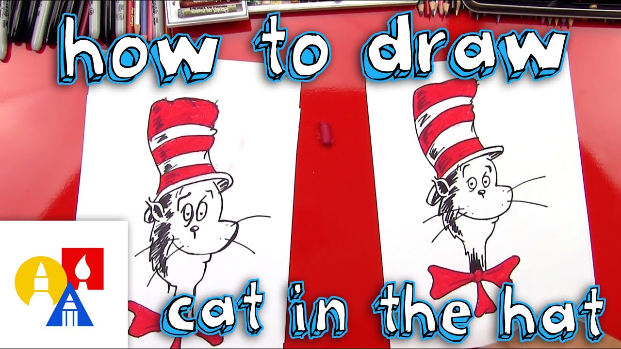 How To Draw The Cat In The Hat