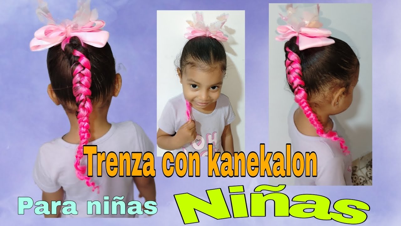 trenza larga con kanekalon.✨