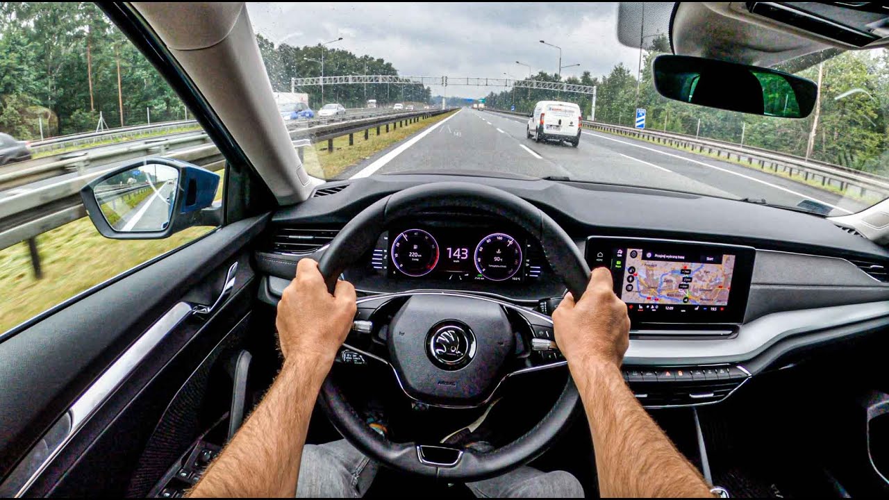 New Skoda Octavia IV 150 HP | POV Test Drive #592 Joe Black