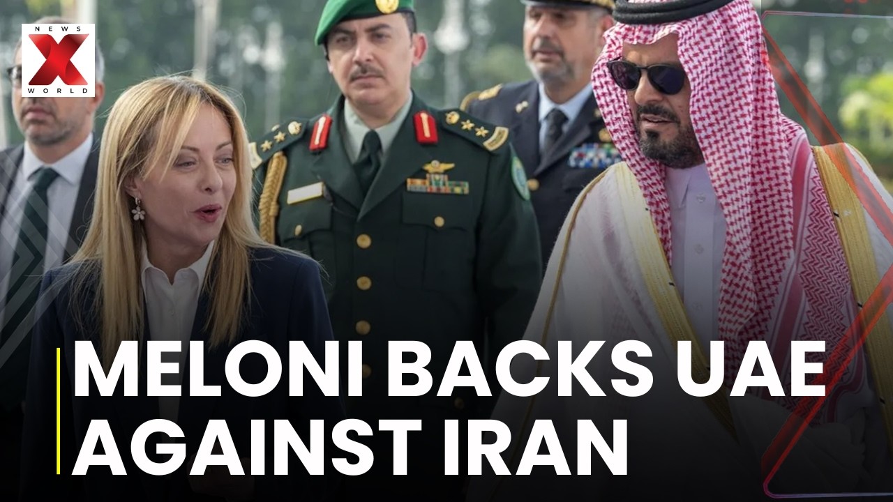 Italy UAE Strengthen Ties Amid Rising Iran Tensions And Security Concerns | NewsX World