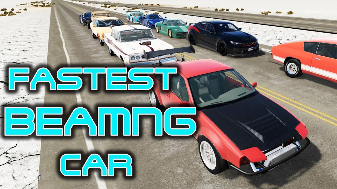 Δοκιμάζω τα 10 πιό γρήγορα αμάξια στο BeamNG Drive