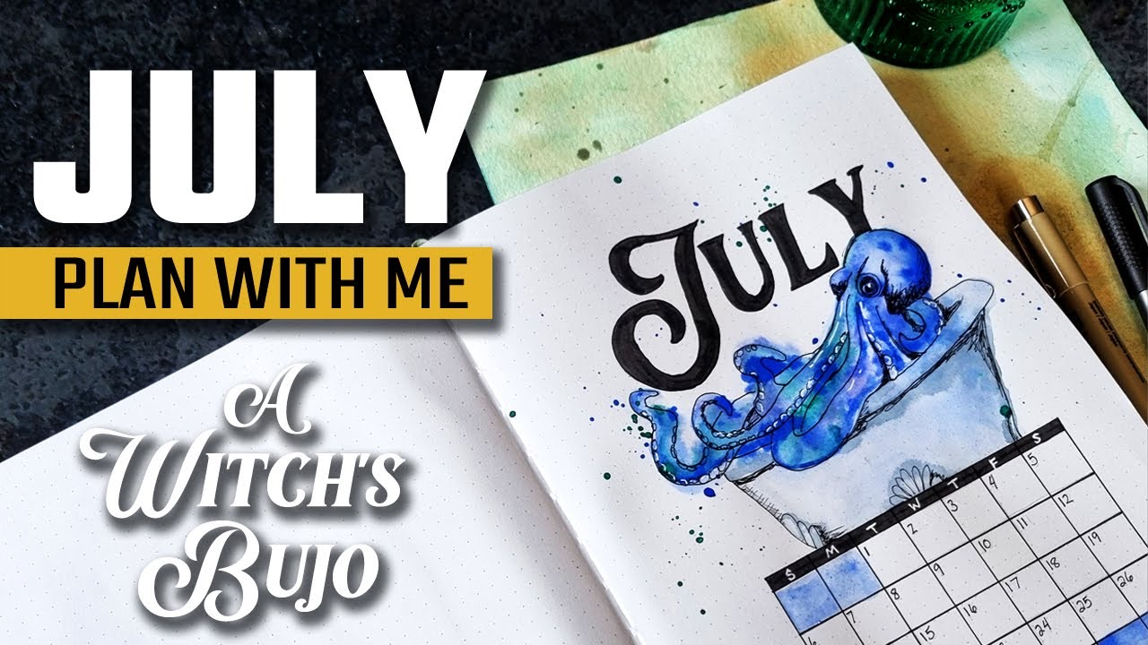 PLAN WITH ME - July 2025 Bullet Journal - July Bujo