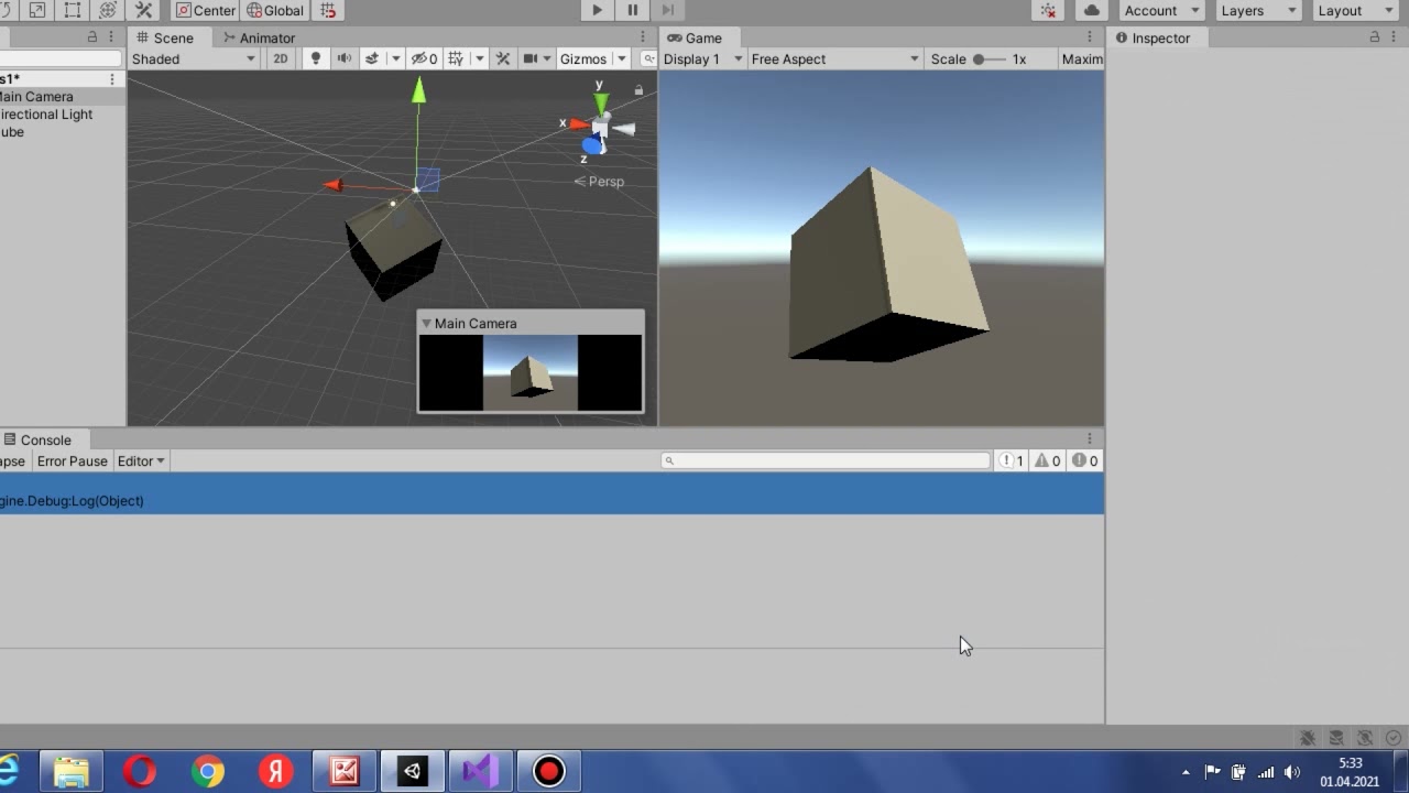 Dərs 2. Dəyişənlər (Variable) Unity/C# dərsləri
