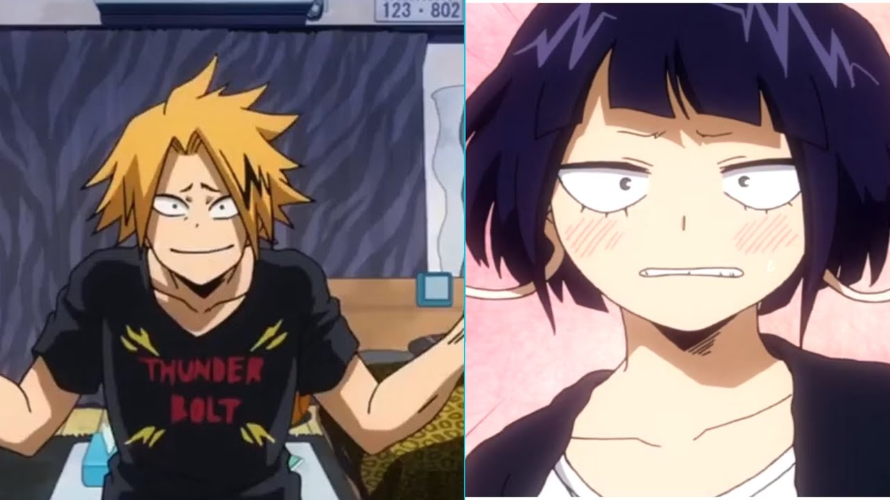 Kaminari and Jirou accidentally summon a demon