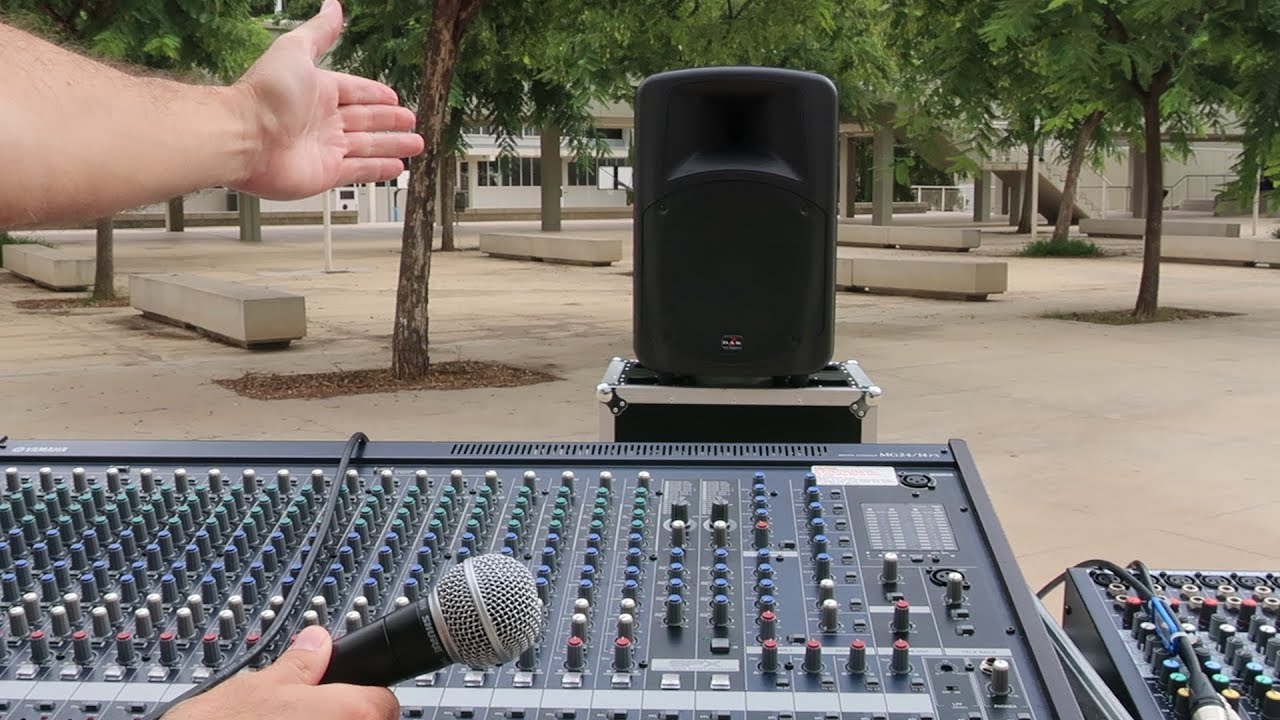 MICRÓFONO de TALKBACK del MIXER - Comunicación del técnico con los músicos por SALIDAS AUXILIARES