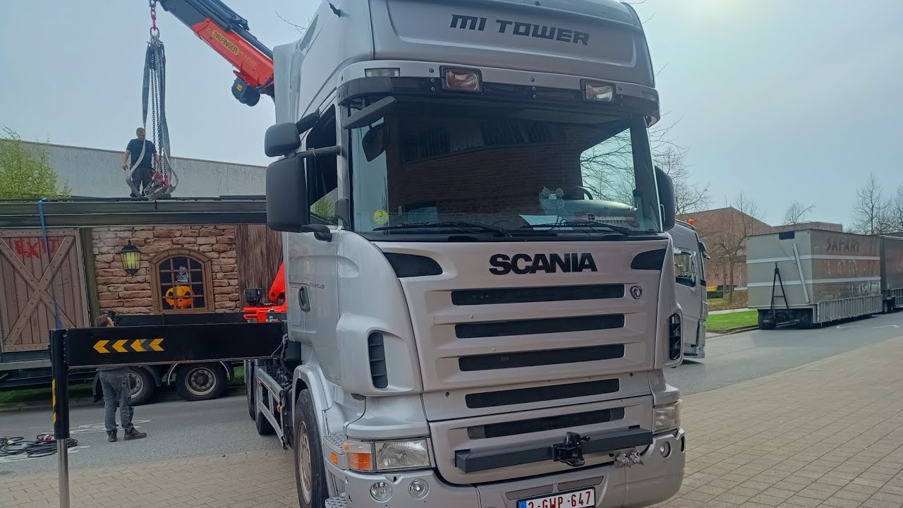 Palmenmarkt kermis Geel 2026 transport en opbouw deel 4