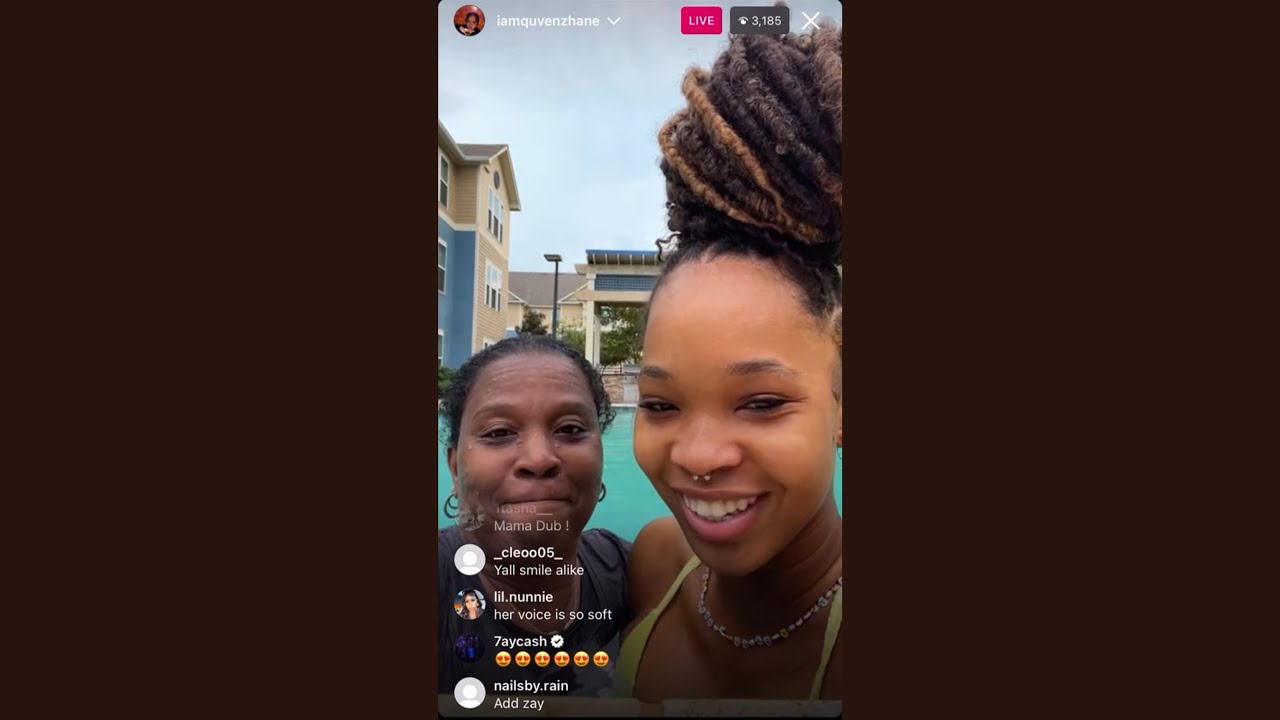 Quvenzhane instagram live part 1