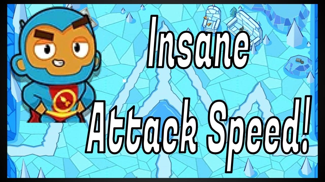 Getting The Max Attack Speed! Over 50 Attacks Per Second! (Battd Bloons Adventure Time TD)