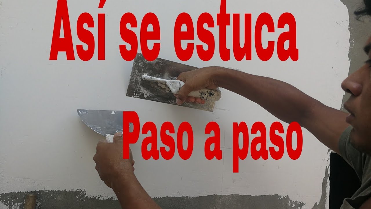 ✅ Como estucar una pared paso a paso - 2020