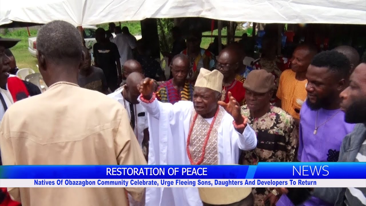 Natives Of Obazagbon Community Celebrate, Urge Fleeing Son, Daughters And Developers To Return