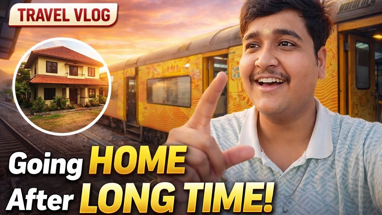 Bhot time baad ghar jaa rh😍... 🚆 Train me ye ky hogya 🫡😰