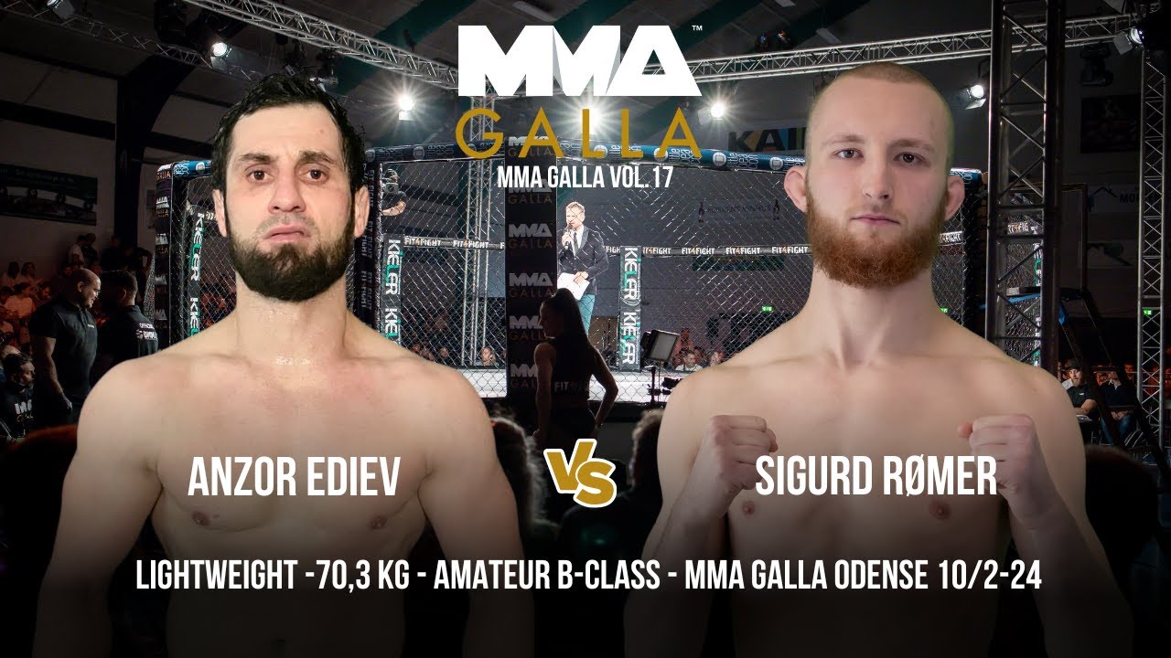 Anzor Ediev (CSA.dk) Vs. Sigurd Rømer (Great Danes Fight Club)