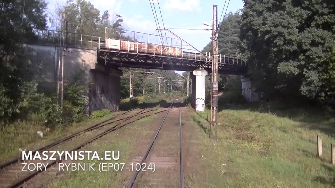 [CabView] Żory - Rybnik (EP07-1024)