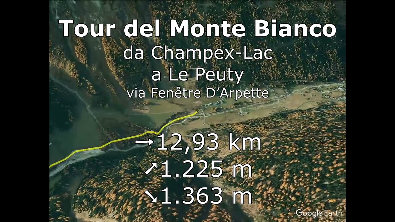 Tour del Monte Bianco - tappa 5
