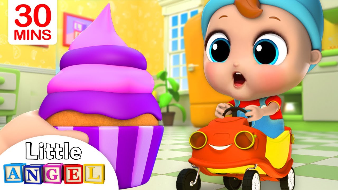 Yum Yum, Cupcakes! | Little Angel Nursery Rhymes and Kids Songs