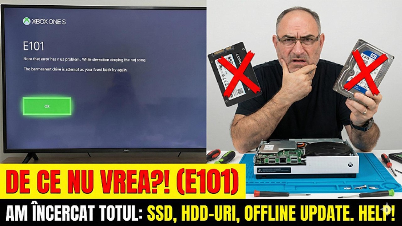 IMPOSIBIL de Reparat ? Xbox One S Eroare E101 - Am nevoie de ajutor !