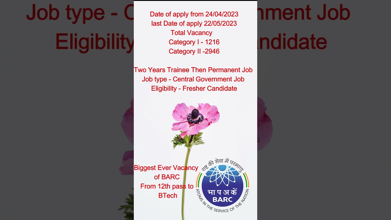 #barc #StipendiaryTrinee, #DAE #diplomajobs #governance #permanent