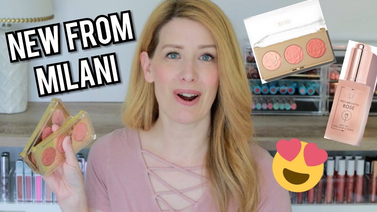 NEW MILANI MAKEUP! Rose Blush Palettes, Rose Oil, Hypnotic Eye Toppers