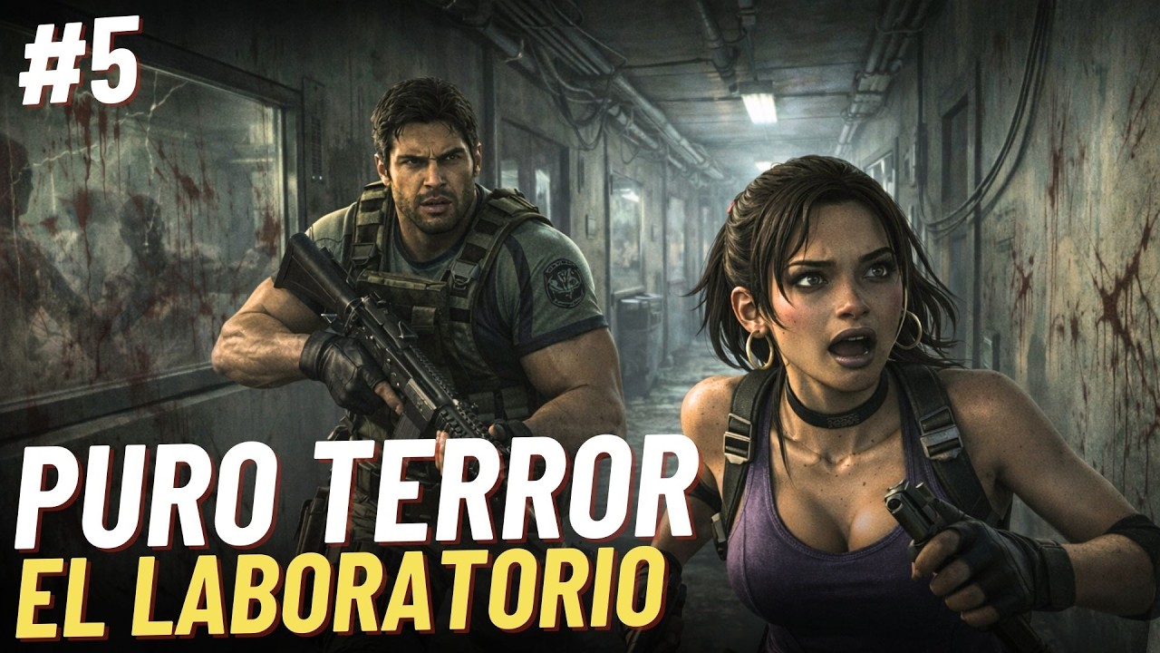 La aberración que esconde el laboratorio, puro terror | Resident Evil 5 (COOP) #5