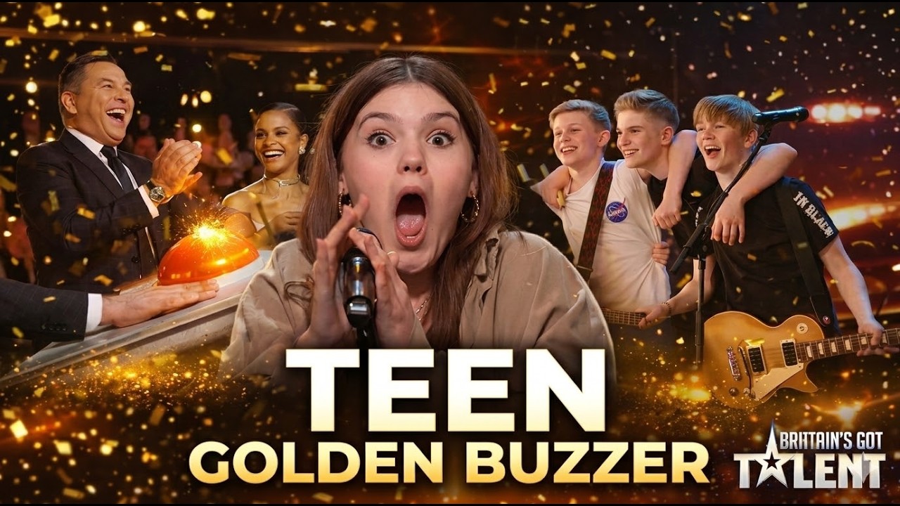 Young And Talented! ALL Teenagers Got the Golden Buzzer on Britain's Got Talent ALL TIME