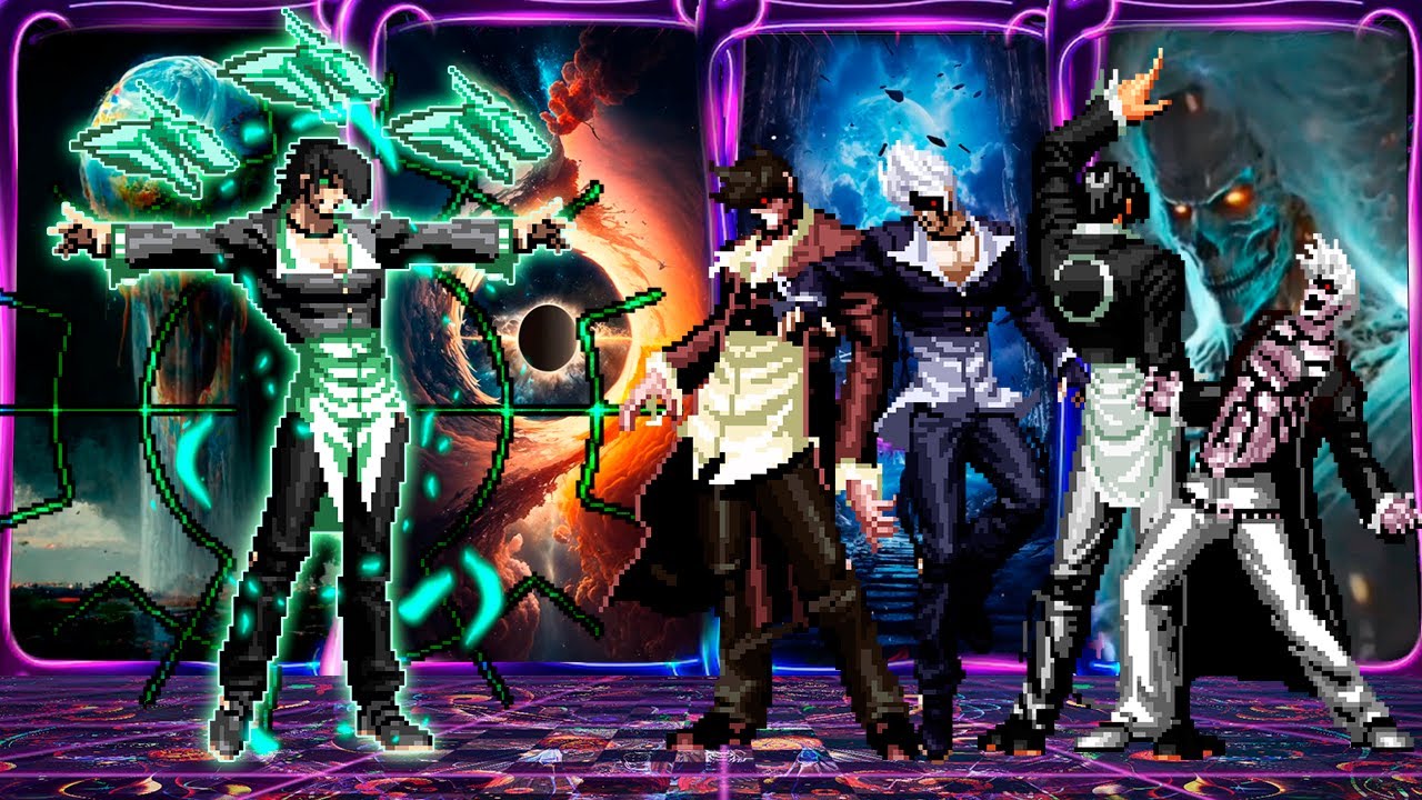 [KOF Mugen] Hydra Iori VS Orochi Iori Team