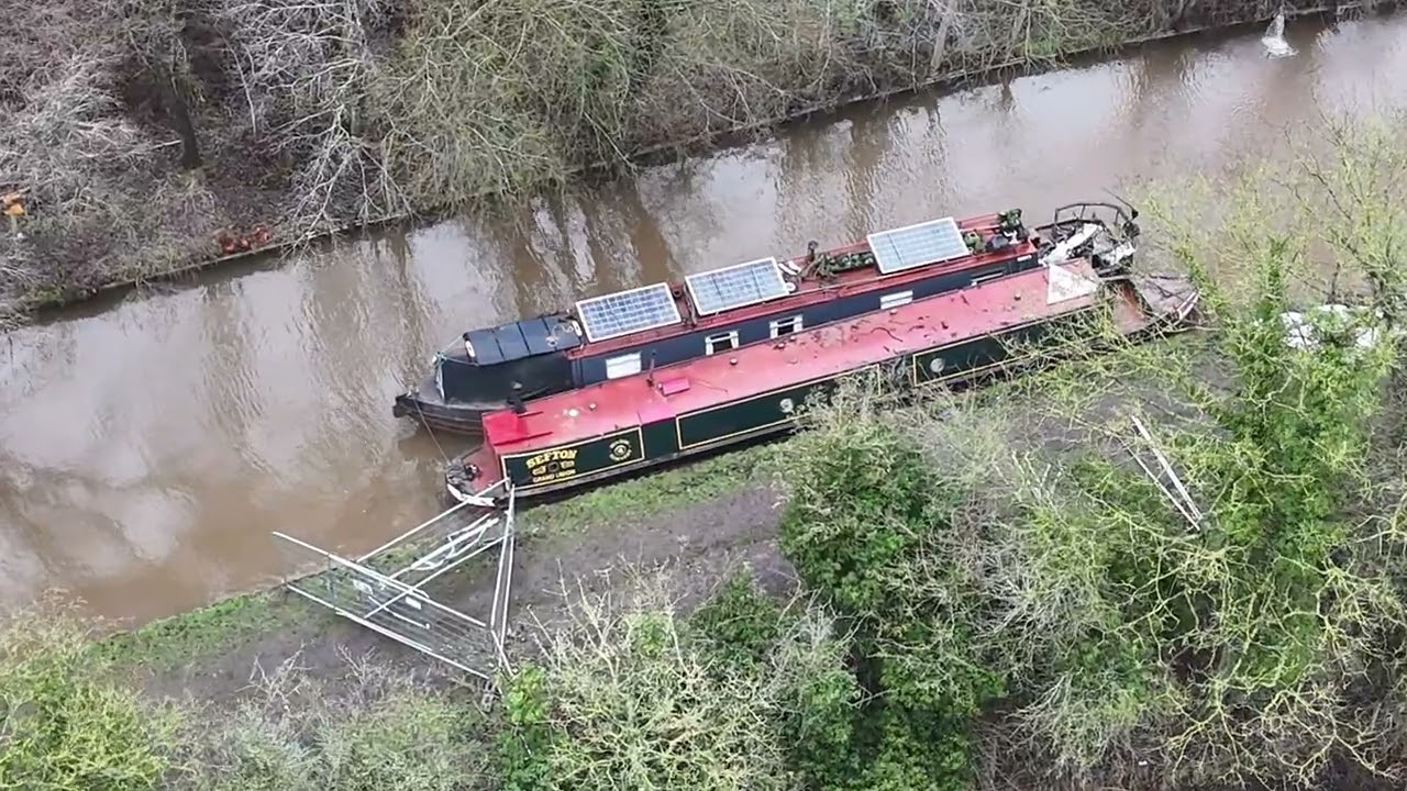 Whitchurch Canal Breach 22/01/2026 - CLEARING UP BEGINS